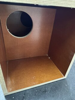 Exclusieve Steenuil nestkast &ndash; betontriplex &ndash; groot model