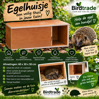 EGELHUISJE &ndash; EEN VEILIG PLEKJE VOOR DE EGEL IN JE TUIN!