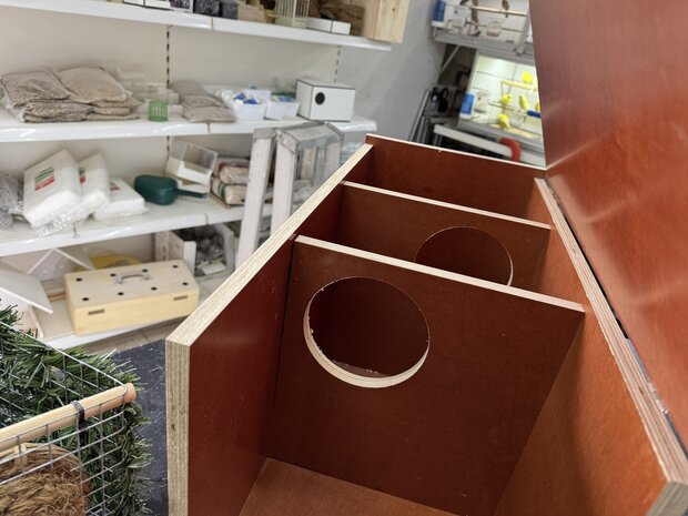 Exclusieve Steenuil nestkast &ndash; betontriplex &ndash; groot model