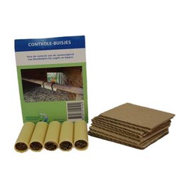 Controle buisjes (5 stuks)  Voor het testen op de aanwezigheid van bloedluis Controle buisjes (5 stuks)  Voor het testen op de aanwezigheid van bloedluis