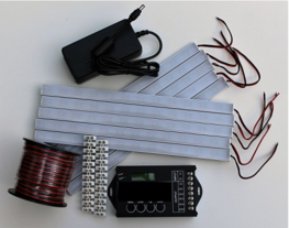 Compleet set ledverlichting 10 strips incl (automatische) led-dimmer